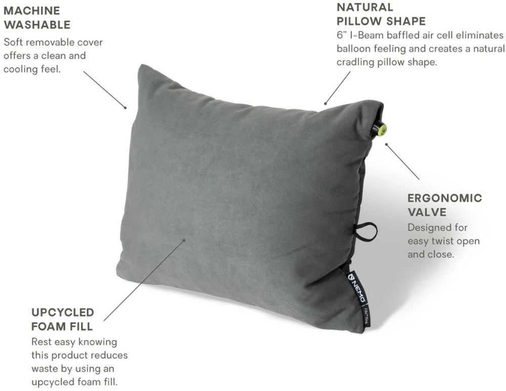 NEMO Fillo King Camping Pillow 5 NEMO Fillo King Camping Pillow - Image 3