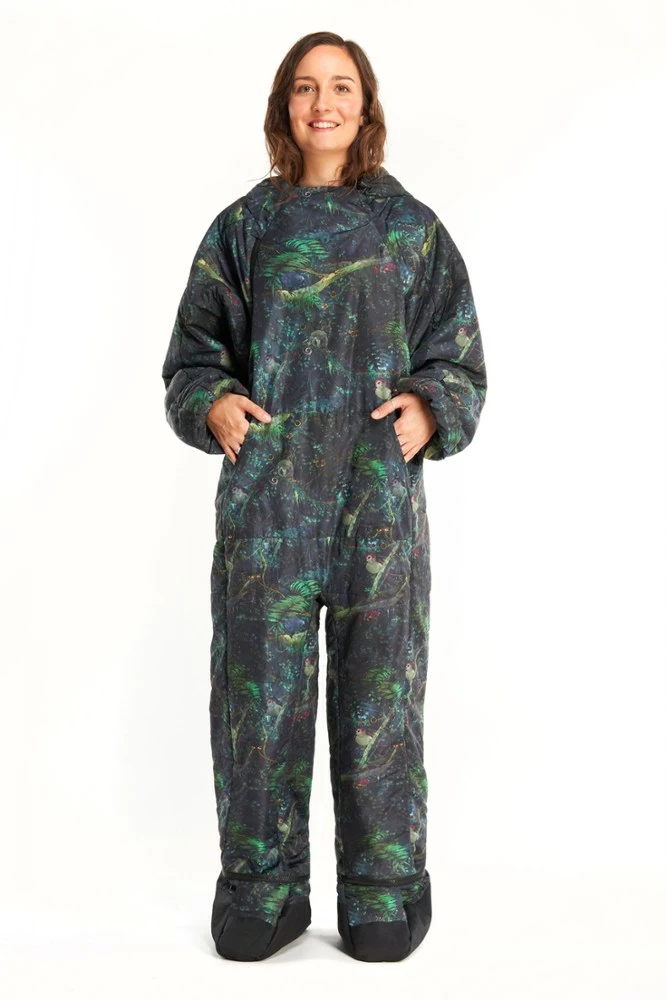 Selk'Bag Lite Recycled 6G Wearable Sleeping Bag - Rainforest Print 3 Selk'Bag Lite Recycled 6G Wearable Sleeping Bag - Rainforest Print