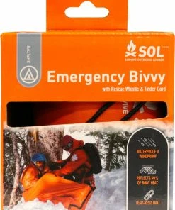 SOL Emergency Bivvy with Rescue Whistle and Tinder Cord
