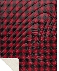 Rumpl Sherpa Puffy Blanket - Ombre Plaid