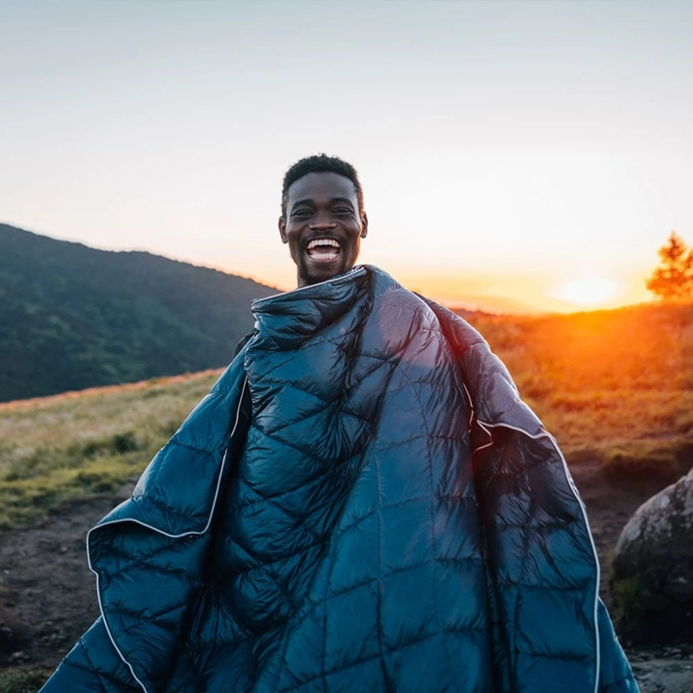 Rumpl Featherlite Down Puffy Blanket - Deep Royal 10 Rumpl Featherlite Down Puffy Blanket - Deep Royal - Image 8