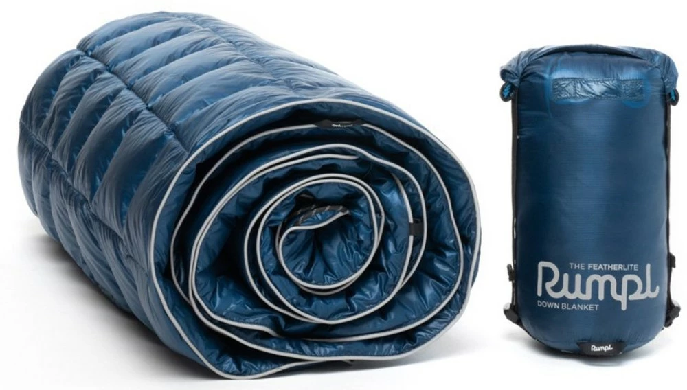 Rumpl Featherlite Down Puffy Blanket - Deep Royal 4 Rumpl Featherlite Down Puffy Blanket - Deep Royal - Image 2