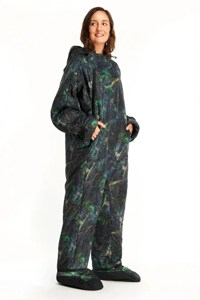 Selk'Bag Lite Recycled 6G Wearable Sleeping Bag - Rainforest Print 5 Selk'Bag Lite Recycled 6G Wearable Sleeping Bag - Rainforest Print - Image 3