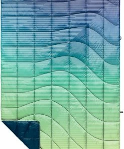 Rumpl NanoLoft Puffy Blanket - Patch Fade Cool